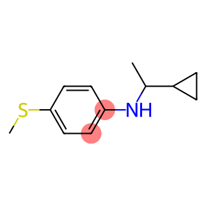 N-(1-cyclopropylethyl)-4-(methylsulfanyl)aniline