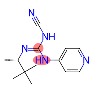 N-Cyano-N'-(4-pyridinyl)-N''-[(S)-1,2,2-trimethylpropyl]guanidine