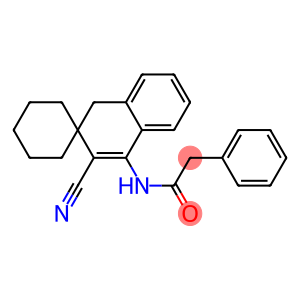 N-(2-cyano-3,4-dihydrospiro[naphthalene-3,1'-cyclohexane]-1-yl)-2-phenylacetamide