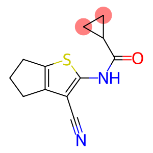 N-(3-cyano-5,6-dihydro-4H-cyclopenta[b]thien-2-yl)cyclopropanecarboxamide