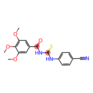 N-(4-cyanophenyl)-N'-(3,4,5-trimethoxybenzoyl)thiourea