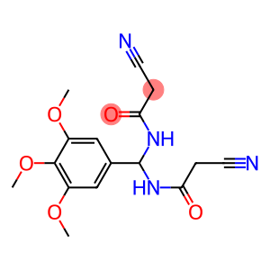 N1-[[(2-cyanoacetyl)amino](3,4,5-trimethoxyphenyl)methyl]-2-cyanoacetamide