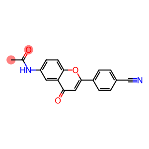 N1-[2-(4-cyanophenyl)-4-oxo-4H-chromen-6-yl]acetamide