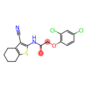 N-(3-cyano-4,5,6,7-tetrahydro-1-benzothien-2-yl)-2-(2,4-dichlorophenoxy)acetamide