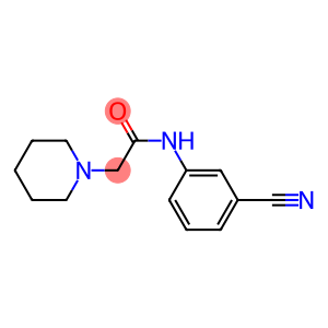 N1-(3-cyanophenyl)-2-piperidinoacetamide