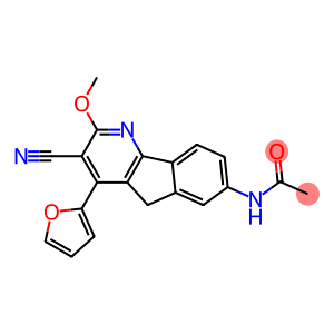 N1-[3-cyano-4-(2-furyl)-2-methoxy-5H-indeno[1,2-b]pyridin-7-yl]acetamide