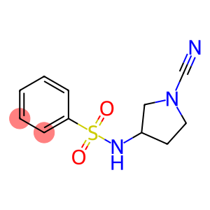 N-(1-cyano-3-pyrrolidinyl)benzenesulfonamide