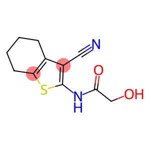 N-(3-CYANO-4,5,6,7-TETRAHYDRO-1-BENZOTHIOPHEN-2-YL)-2-HYDROXYACETAMIDE