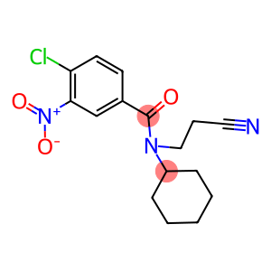 N1-(2-CYANOETHYL)-N1-CYCLOHEXYL-4-CHLORO-3-NITROBENZAMIDE