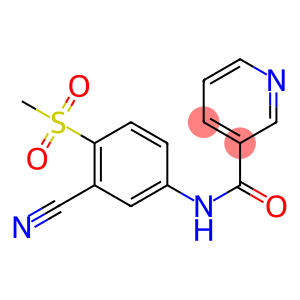 N-[3-cyano-4-(methylsulfonyl)phenyl]nicotinamide