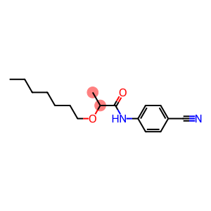 N-(4-cyanophenyl)-2-(heptyloxy)propanamide