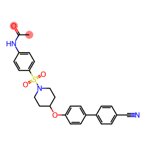 N-[4-((4-[(4'-CYANOBIPHENYL-4-YL)OXY]PIPERIDIN-1-YL)SULFONYL)PHENYL]ACETAMIDE