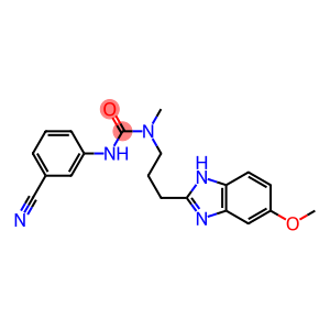 N'-(3-CYANOPHENYL)-N-[3-(5-METHOXY-1H-BENZIMIDAZOL-2-YL)PROPYL]-N-METHYLUREA