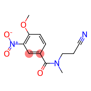 N-(2-cyanoethyl)-4-methoxy-N-methyl-3-nitrobenzamide