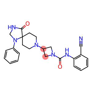 N-(2-CYANOPHENYL)-3-(4-OXO-1-PHENYL-1,3,8-TRIAZASPIRO[4.5]DEC-8-YL)AZETIDINE-1-CARBOXAMIDE