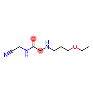 N-(cyanomethyl)-2-[(3-ethoxypropyl)amino]acetamide