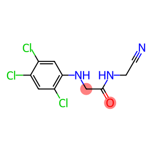 N-(cyanomethyl)-2-[(2,4,5-trichlorophenyl)amino]acetamide