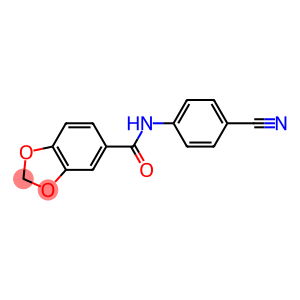 N-(4-cyanophenyl)-1,3-benzodioxole-5-carboxamide