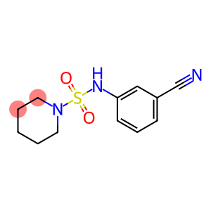 N-(3-cyanophenyl)piperidine-1-sulfonamide