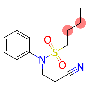 N-(2-cyanoethyl)-N-phenylbutane-1-sulfonamide