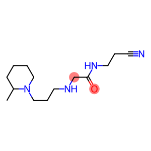 N-(2-cyanoethyl)-2-{[3-(2-methylpiperidin-1-yl)propyl]amino}acetamide