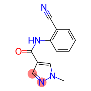 N-(2-cyanophenyl)-1-methyl-1H-pyrazole-4-carboxamide