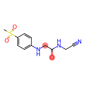 N-(cyanomethyl)-2-[(4-methanesulfonylphenyl)amino]acetamide