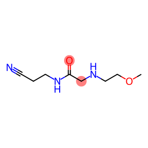 N-(2-cyanoethyl)-2-[(2-methoxyethyl)amino]acetamide