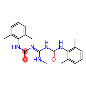 N'-[(E)-{[(2,6-dimethylanilino)carbonyl]amino}(methylamino)methylidene]-N-(2,6-dimethylphenyl)urea