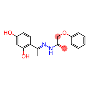 N'-[(E)-1-(2,4-dihydroxyphenyl)ethylidene]-2-phenoxyacetohydrazide