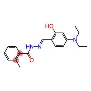 N'-{(E)-[4-(diethylamino)-2-hydroxyphenyl]methylidene}-2-methylbenzohydrazide