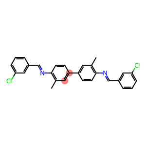 N-[(E)-(3-chlorophenyl)methylidene]-N-(4'-{[(E)-(3-chlorophenyl)methylidene]amino}-3,3'-dimethyl[1,1'-biphenyl]-4-yl)amine
