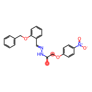 N'-{(E)-[2-(benzyloxy)phenyl]methylidene}-2-(4-nitrophenoxy)acetohydrazide