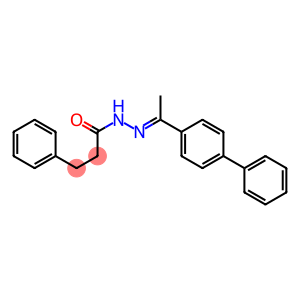 N'-[(E)-1-[1,1'-biphenyl]-4-ylethylidene]-3-phenylpropanohydrazide