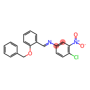 N-{(E)-[2-(benzyloxy)phenyl]methylidene}-N-(4-chloro-3-nitrophenyl)amine