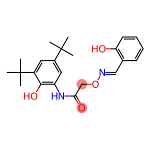 N-(3,5-ditert-butyl-2-hydroxyphenyl)-2-{[(2-hydroxybenzylidene)amino]oxy}acetamide