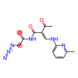 N-[1,3-Dioxo-2-[(6-methyl-2-pyridinyl)aminomethylene]butyl]-2-azidoacetamide
