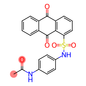 N-(4-{[(9,10-dioxo-9,10-dihydro-1-anthracenyl)sulfonyl]amino}phenyl)acetamide