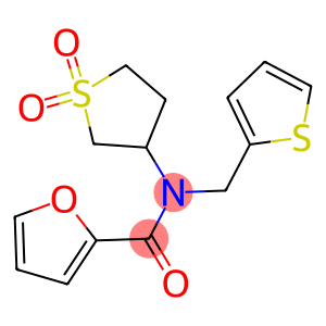 N-(1,1-dioxidotetrahydro-3-thienyl)-N-(2-thienylmethyl)-2-furamide