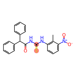 N-(2,2-diphenylacetyl)-N'-(2-methyl-3-nitrophenyl)thiourea