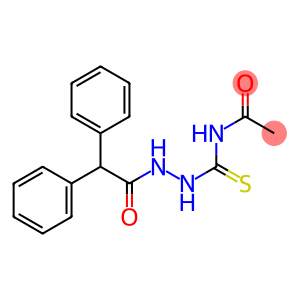 N-{[2-(diphenylacetyl)hydrazino]carbothioyl}acetamide