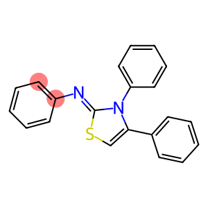 2,3-Dihydro-3,4-diphenyl-2-phenyliminothiazole