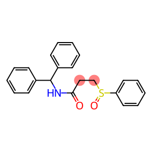 N-(Diphenylmethyl)-3-(phenylsulfinyl)propanamide