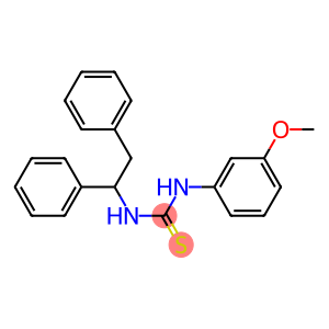 N-(1,2-diphenylethyl)-N'-(3-methoxyphenyl)thiourea