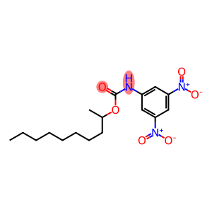 N-(3,5-Dinitrophenyl)carbamic acid (1-methylnonyl) ester