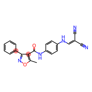 N-(4-((2,2-DINITRILOVINYL)AMINO)PHENYL)(5-METHYL-3-PHENYLISOXAZOL-4-YL)FORMAMIDE