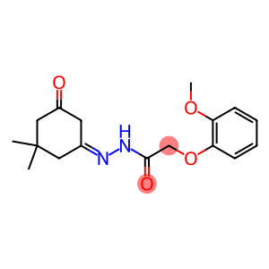 N'-(3,3-dimethyl-5-oxocyclohexylidene)-2-(2-methoxyphenoxy)acetohydrazide