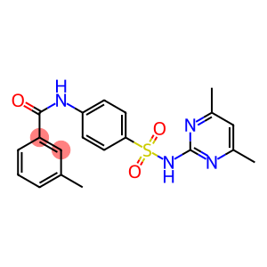 N-(4-{[(4,6-dimethyl-2-pyrimidinyl)amino]sulfonyl}phenyl)-3-methylbenzamide