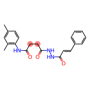 N-(2,4-dimethylphenyl)-4-oxo-4-{2-[(E)-3-phenyl-2-propenoyl]hydrazino}butanamide