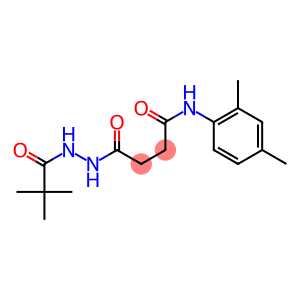 N-(2,4-dimethylphenyl)-4-[2-(2,2-dimethylpropanoyl)hydrazino]-4-oxobutanamide